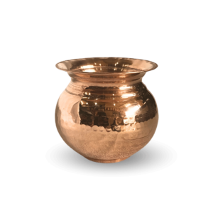 Copper Apple Lota Hammered