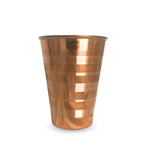 Copper Lassi Glass (Silver Touch)